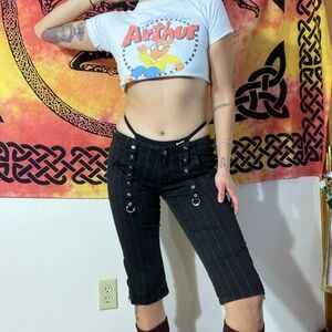 Tripp NYC pinstriped capris